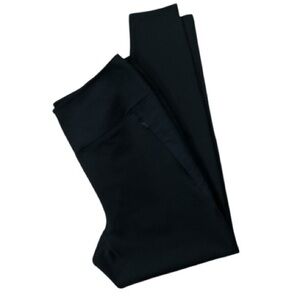 Spyder Active Black Zipper Pockets Quilted Side Panel Fleece Lined Leggings